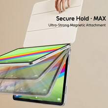Tương thích với ốp bảo vệ iPad Pro, ốp bảo vệ Apple Air7 11 mới, kẹp từ tính hai mặt thế hệ thứ 10, bảo vệ toàn diện chống rơi cho máy tính bảng Air654, 13 inch có thể tháo rời, mỏng nhẹ 12.9 inch. - Màu be - Xem 4