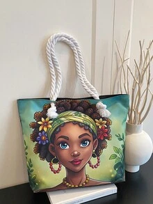 Large Capacity Handbag For Women, New Arrival Minimalist Commuting Shoulder Tote Bag - Multicolor - View 12
