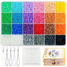 50g/160g - 2,6mm Mehrfarbiges Bügelperlen-Set mit Werkzeugen und Anhängern, DIY kreative tägliche handgemachte Anhänger, Bügelperlen 3D Pixel Puzzle kreatives Geschenk - buchstabiere Doudou - Übersicht 6