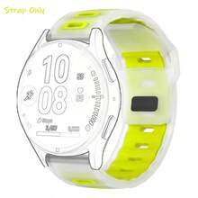 20毫米快拆式坚固无缝隙表带，兼容三星Galaxy Watch 7 FE 4 5 6（44毫米/40毫米）/Galaxy Watch 6 Classic（47毫米/43毫米）/Watch 5 Pro（45毫米）/4 Classic（46毫米/42毫米），男士硅胶运动表带 - 20mm-Quick Release - 查看 9