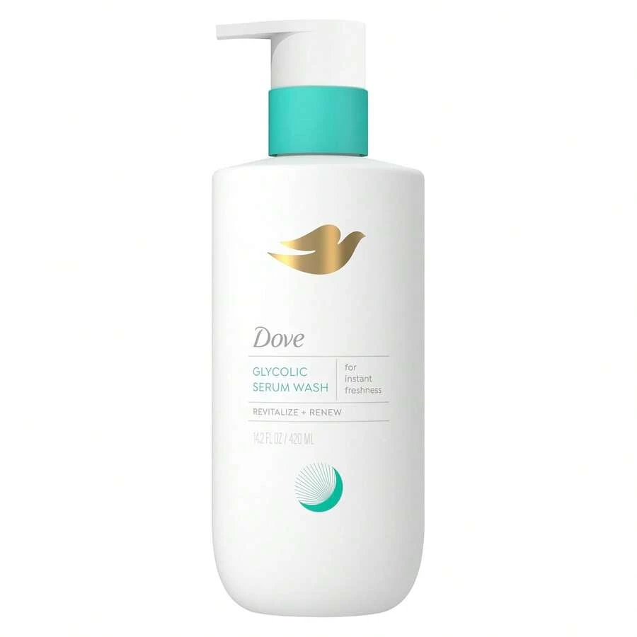 Dove Glycolic Serum Body Wash For Women - For Skin Renewal, Hydration & Odor Control,Fresh Water Lilly Scent 14.2 Oz - Hoa huệ - Xem 1