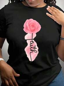 Women T-Shirts - Black - View 5