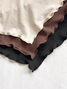 Nuevo atuendo casual de primavera/verano para vacaciones, boda en la playa, invitado de boda, graduación, brunch, Día de San Patricio, Spring Break, Pascua, festival de música, elegante, bohemio, tropical, top con atar en el cuello para fiesta - Multicolor 3 - Ver 5