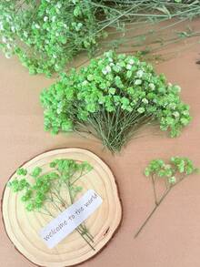 25/50/100/150/300pcs Mini Baby's Breath And Other Artificial Flowers - For Arts And Crafts, Hair Accessories, Wedding Wreaths, Table Flowers, Home Decor, Etc. - Multicolor - View 10