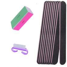 Bộ 4 dũa và đánh bóng móng tay, bộ dụng cụ đánh bóng móng 4 chiều, dũa móng chuyên nghiệp phù hợp với móng tự nhiên, dũa móng, sơn móng tay, chăm sóc móng, làm móng mịn màng. - màu đen - Xem 10