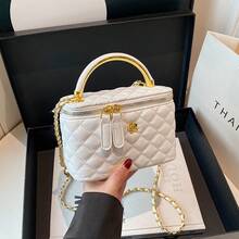 BV Bottega Bang Bang Bolso de mujer tejido a mano de cuero genuinodebolso de manotipocuboconpatróntejidoparamujer,bolsodemarca,elegantebolsodemanoparaseñorabolsaderegaloexquisita,bolsodebolso de manodelujoparamujer,bolsocruzadodemodaparamujer,adecuadoparachicas,estudiantesnivel universitariodamasdeoficina,madresdemedianaedadparausodiario,comprasoficina,clase,reuniones,citas,actividadesalairelibretambiénunregaloidealparabolso de mujerdemanoparamujer,modelonuevo2026,pequeñobolsodehombroacolchadoestiloChanelconcadena,bolsocruzadodealtaGamma. - Beige [Producto más vendido en comercio electrónico transfronterizo] - Ver 4