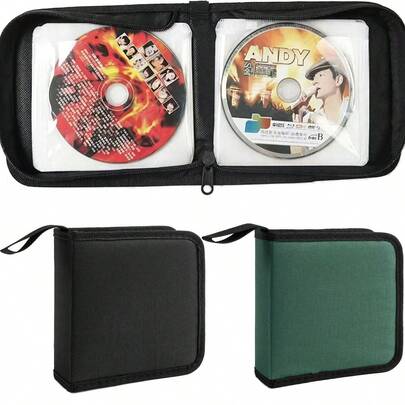 40个牛津布CD套，车载CD/DVD收纳盒