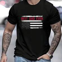 "World's Best Dad" Heat Transfer Patch - DIY Personalization For T-Shirts, Jeans, Backpacks | Washable Decal - 黑色 - 查看 3