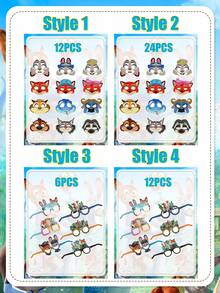 Disney English Description:This Zootopia Themed Paper Mask Set Contains Multiple Classic Character Patterns, Offering Rich Styling Options For Party Activities And Interactive Sessions. Made Of Premium Thickened Paper Material - Mask Glasses Set - View 8