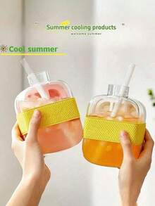 1PC 2-In-1 Easy Release Ice Bucket And Cup, Press Mechanism, Perfect For Cold Cocktails, Whiskies, And Beverages - Multicolor - View 8