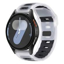 Tương thích với Samsung Galaxy Watch 7/6/5/4 40mm 44mm/Watch 6 Classic 43mm 47mm/Watch 5 Pro 45mm/Watch 4 Classic/Active 2, Dây đeo thể thao silicon mềm 20mm dành cho cả nam và nữ - 20mm - Xem 10