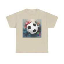 Camiseta Unisex de Algodón Puro, Cuello Redondo, Talla Grande, Estilo Casual, para la Copa Mundial de Fútbol 2026 - Negro - Ver 1