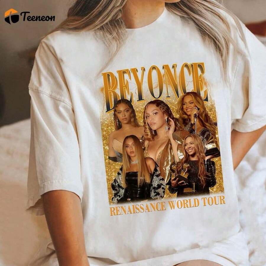 B1eyonce '90s Vintage Graphic Tee: A Must-Have, Nostalgic Item For Fashion Lovers! 220g Unisex Essential Cotton T-Shirt, 220g Of Unique Softness. Designed To Fit Everyone, Men And Women Alike. Durable, High-Quality Fabric, Ready For Any Cut, Delicate To The Touch But Built To Last. Lightweight Tops For Women, Perfect For Fall Outfits, Vacation Wear, And New Year's Costumes. - 白色 - 查看 1