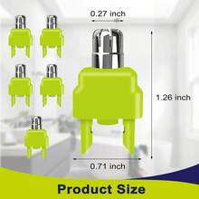适用于 One Blade QP2520 QP2515 QP2630 QP6510 QP6520 QP6530 的鼻毛修剪器替换刀片 - 彩色 - 查看 7