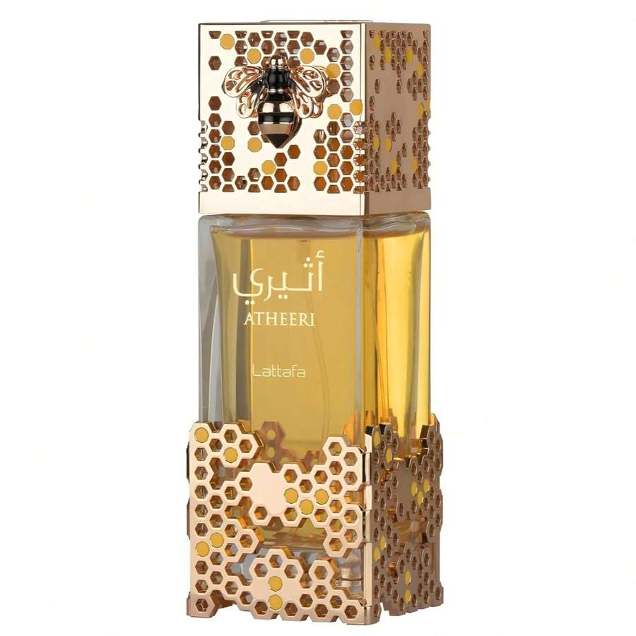 Lattafa Atheeri Eau De Parfum 3.4 Fl Oz / 100ml - Fresh Fruity Floral Vanilla Unisex Fragrance With Amber Wood Long-Lasting Scent - Perfume Women Cologne Men Cologne - 花卉印花 - 查看 1