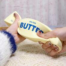 1pc Extra-Large Size Large Slow Rising Squishy,Sticky Butter Sticks Squeeze Toy,Valentine's Day Gift,Party Favor Gift (9.5in 14oz Butter Squishy) - 派對玩具 - 查看 8