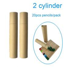 PLANT FUN 8pcs Unsharpened Plantable Wooden Graphite Pencils, Suitable As Gifts For Teachers And Students - Round - View 14