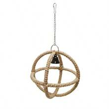 Parrot Toys - Spherical Swing, Climbing Net, Chew & Grind Accessories, Suitable For Cockatiel, Lovebird, Cage Decor - View 5