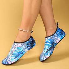 Unisex Soft Bottom Quick Dry Beach Shoes, Suitable For Swimming, Snorkeling, Wading, Non-Slip Water Shoes, Sand-Free - Blue - View 4
