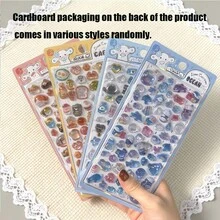 Charming 3D Cartoon Stickers - 3D Gem Crystal Stickers, Suitable For Various Projects, Containing Exquisite Food And Marine Life Designs, Great For Phones, Water Bottles And Laptops - Multiple Colors (style/packaging Random) - View 8