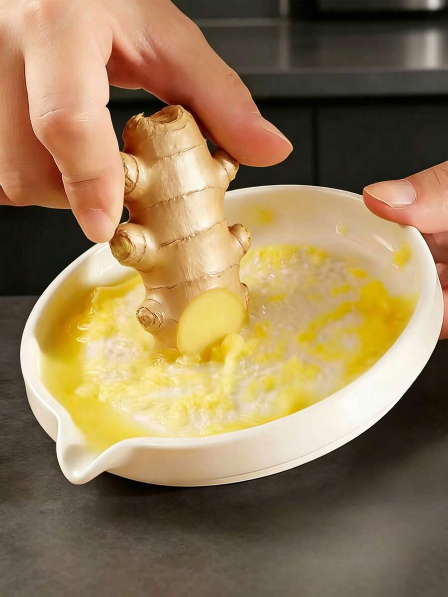 陶瓷研磨器，家用蒜蓉压榨器，手动姜蒜胡萝卜泥研磨器，婴儿辅食研磨器，厨房工具