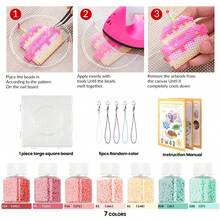 2.6mm Bottle Fuse Bead Kit, 3D Pixel Fuse Bead Puzzle, Handmade Craft Decoration DIY Puzzle Making, Christmas, Birthday, Halloween Party Gift, Multicolor Fuse Bead Refill Set - Spell Doudou - View 3