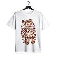 Tops para mujer Holgada de Mujer con Estampado de Oso y Letras - Estilo Urbano Y2K Hop con Lema Fearless - Top Casual de Manga Corta para Verano y Skateboard - Blanco - Ver 2