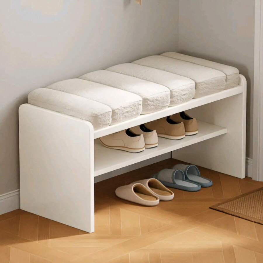 Sgabello per cambiarsi le scarpe - Bianco - Visualizzare 1