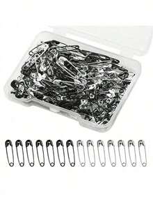 120pcs Box Mini Safety Pins, Suitable For DIY Clothing And Crafts - Black And White Colors - Durable And Rust-Resistant - A-Colorful - View 10