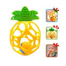 Best Newborn Gift: Soft Grasping Ball Rattle - Fruit-Shaped Design. - Sensory Development Toy For Hand Grip Strength - 彩色 - 查看 9