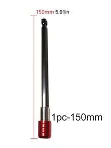 Bộ 3 mũi khoan từ tính tháo lắp nhanh màu đỏ, bao gồm giá đỡ mũi vít lục giác 1/4", bộ chuyển đổi đầu tuýp từ tính có thể kéo dài, dụng cụ dành cho nam giới. - Đỏ - Xem 15
