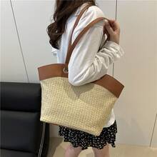 BV Bottega Small Andiamo Bolso de mujer tejido a mano de cuero genuinoBolsodebolso de manotipocuboconpatróntejidoparamujer,bolsodemarca,elegantebolsodemanoparaseñorabolsaderegaloexquisita,bolsodebolso de manodelujoparamujer,bolsocruzadodemodaparamujer,adecuadoparachicas,estudiantesnivel universitariodamasdeoficina,madresdemedianaedadparausodiario,comprasoficina,clase,reuniones,citas,actividadesalairelibretambiénunregaloidealparaBolso de hombro de paja casual para mujer, nuevo estilo 2026, bolso de playa para vacaciones, bolso de mano, moda, comercio exterior - Miheida - Ver 8