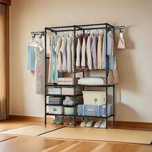 Wardrobe, Portable Closet, Clothes Rack, Shoe Rack, Multipurpose Organizer, Cabinet - 顏色隨機 - 查看 2