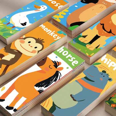SCXXBSW 30pcs Flat Graffiti Animals Bookmarks, Cute Waterproof Cartoon Bookmarks, Used For Decorating DIY Bookmarks Such As Books, Art Books, Notebooks, Etc