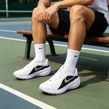 Nike Giày chạy bộ thể thao có đệm DOWNSHIFTER 14 dành cho nam - Đen và trắng - Xem 9