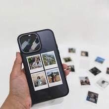 Customized Mini Photo Stickers, -Style Photo Stickers, Phone Case Decor Photo Stickers, -Style White Border Custom Photo Stickers For Transparent Phone Cases, DIY Decoration Stickers, Waterproof And Residue-Free Removable, Customized Face Stickers, Couple Photo Stickers, Family Memory Photo Stickers, Transparent Phone Case Decoration Stickers, DIY Photo Stickers, Waterproof And Residue-Free Photo Stickers, Ins-Style Mini Photo Cards, Pet Photo Customized Stickers, White Border Stickers, Removable Photo Decoration Stickers, Planner/Diary Photo Stickers, Mini Photo Sticker Set - Miniature Photo, 4.5 X 3.5 cm - View 5