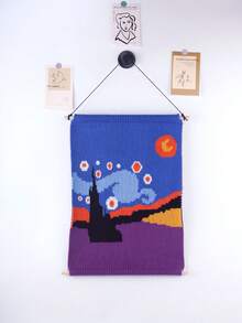 YikaraKnitz 博物馆级名画挂毯,精美提花针织壁挂及卷轴艺术品,质感优美,是打造精致卧室墙面装饰、学生宿舍及画廊风格客厅家居装饰的理想之选。 - 均碼 - 查看 2