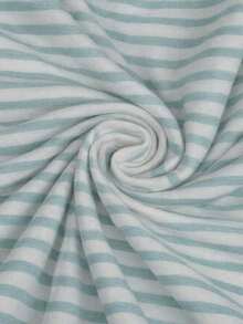 Camiseta de tirantes a rayas minimalista y de moda, regalo para amigos - Azul y blanco - Ver 3