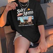 Camiseta de manga corta unisex de edición limitada, Coastal Club. Escapada a la Playa. Sudadera de Viaje para Mamá. Camiseta gráfica casual de verano. Camiseta vintage lavada. Ropa Fresca para Mujer. Perfecto para salidas relajadas y vacaciones. Timeless Women'S Outfitsplayeras hombre,,, mujer,romwe men,boho chic,maestras regalos,camiseta para mujerconjuntos curvy para mu,y2k,Lightweight Cotton - Negro - Ver 8