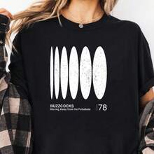 Buzzks Original Minimalist Graphic Fan Artwork Design T-Shirt 220g. AL1Godn Men's Foundation, 220g Of Pure Comfort. Created For Every Human Being, Whether Woman Or Man. Consistent Fabric Of Optimal Quality, Prepared For Any Size, Soft To The Touch But Designed To Hold Up. Breathable Outerwear For Women, Autumn Sets, Vacation Outfits, New Year's Costumes For Her. - 黑色 - 查看 1