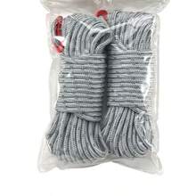 CAMPINGMOON 4mm Reflective Tent Rope, Outdoor Camping Reinforced Durable Sunshade Canopy Tie Down Windproof Rope, FS-4500 - Silver - View 10