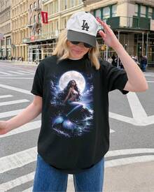 Women T-Shirts - Black - View 7