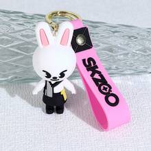 1个SKZOO可爱毛绒钥匙扣，精致背包/汽车配件 - 彩色 - 查看 12