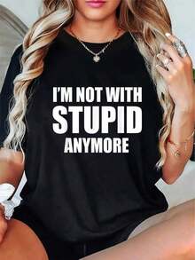 Ya no soy tonto - Camiseta divertida de divorcio - Negro - Ver 5