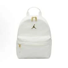 Nike Túi đeo vai/ba lô mini đa năng có khóa kéo dành cho nữ hiệu Jordan, màu trắng. - trắng - Xem 2