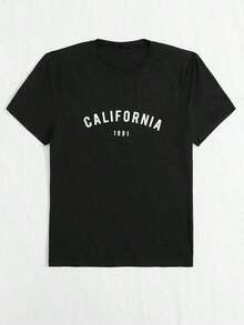 Unity Camiseta número con con estampado de letra - Negro - Ver 3