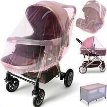 1pc Baby Stroller Mosquito Net, Suitable For Strollers, Cribs, And Portable Mini Cots. A Must-Have For Summer - Multicolor - View 14