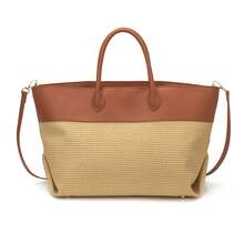 BV Bottega Small Andiamo Bolso de mujer tejido a mano de cuero genuinoBolsodebolso de manotipocuboconpatróntejidoparamujer,bolsodemarca,elegantebolsodemanoparaseñorabolsaderegaloexquisita,bolsodebolso de manodelujoparamujer,bolsocruzadodemodaparamujer,adecuadoparachicas,estudiantesnivel universitariodamasdeoficina,madresdemedianaedadparausodiario,comprasoficina,clase,reuniones,citas,actividadesalairelibretambiénunregaloidealparaBolso de mano de gran capacidad para mujer, cesta tejida, versátil, de paja, modelo nuevo 2026, bolso de hombro, bolso de axila, bolso cruzado. - Marrón - Ver 2