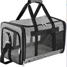 Soft Foldable Cat/Dog Pet Carrier Bag, Portable Car Multi-Function Pet Travel Bag, Suitable For Small Dogs - Multicolor - View 5