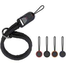 1pc Camera Wrist Strap + 4pcs Strap Compatible For DSLR/Mirrorless Cameras - Quick-Release, Lightweight Strap With Adjustable Fit Suitable For DSLR/Mirrorless Camera (4 Colors) - View 3